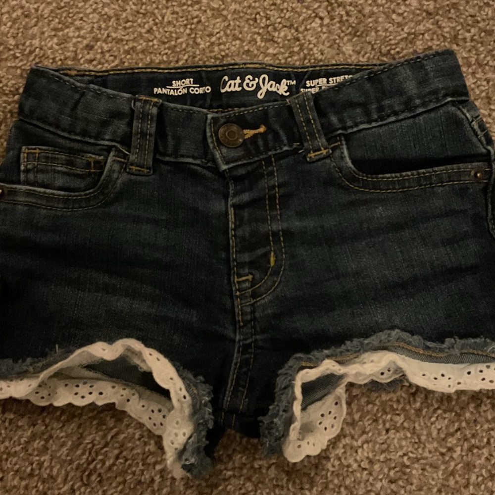 Cat & Jack Little Girl’s Denim Shorts